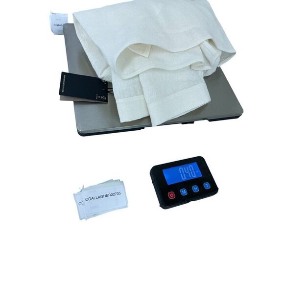 Massimo Dutti Women Shirt XS Cream Wool Cotton Surplice Neckline 5133/791 NWT - Picture 12 of 12